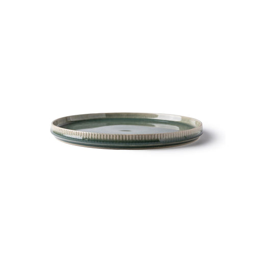 Jade Reactive Stoneware 12Piece Dinner Service - Green