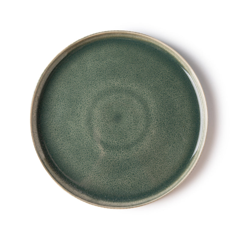 Service De Table 12Pièces Grès Réactif Jade - Vert