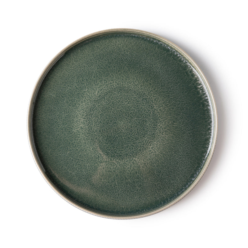 Service De Table 12Pièces Grès Réactif Jade - Vert