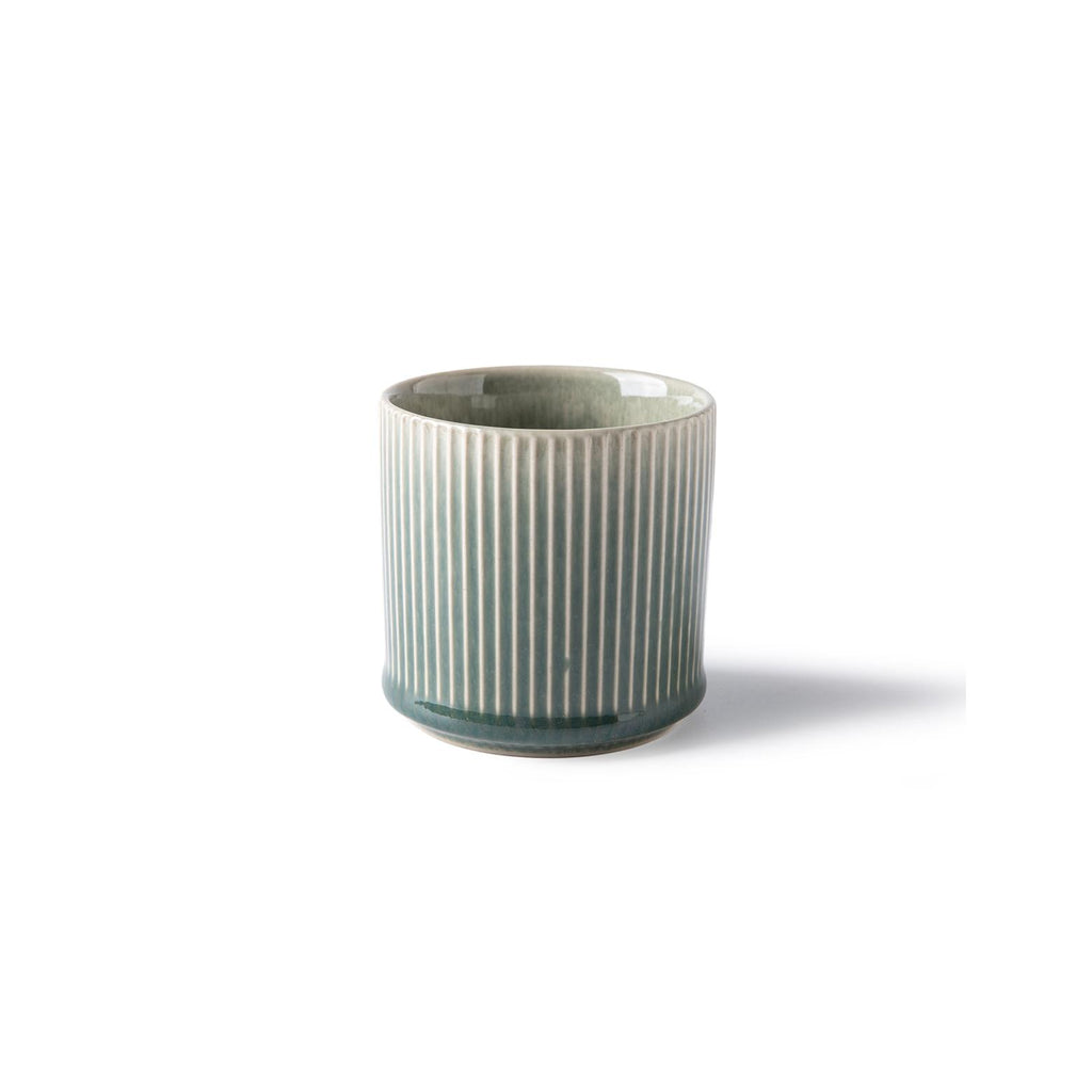 Jade - Juego de 4 Tazas - Gres reactivo - Verde