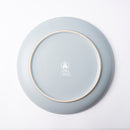 Service De Table En Grès Réactif Iris Bleu, 18 Pièces - Bleu - Gris