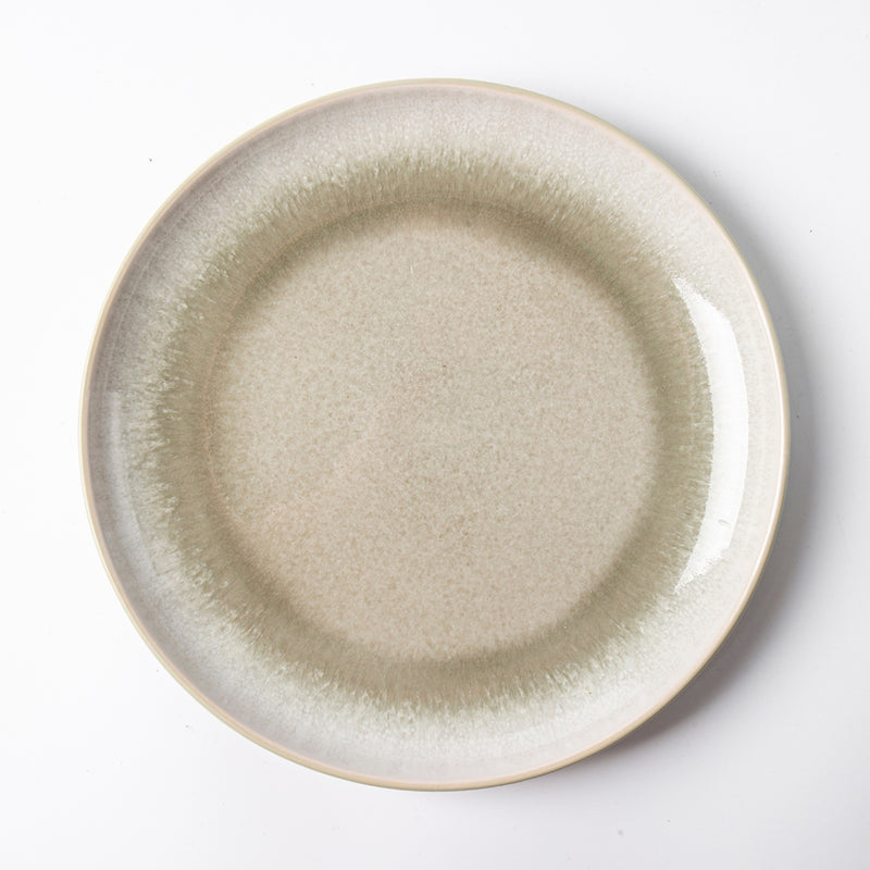 Service De Table En Grès Réactif Iris Vert, 18 Pièces