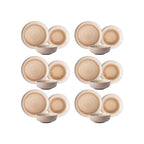 Iris Taupe - Vajilla de 18 piezas - Gres reactivo - Taupe