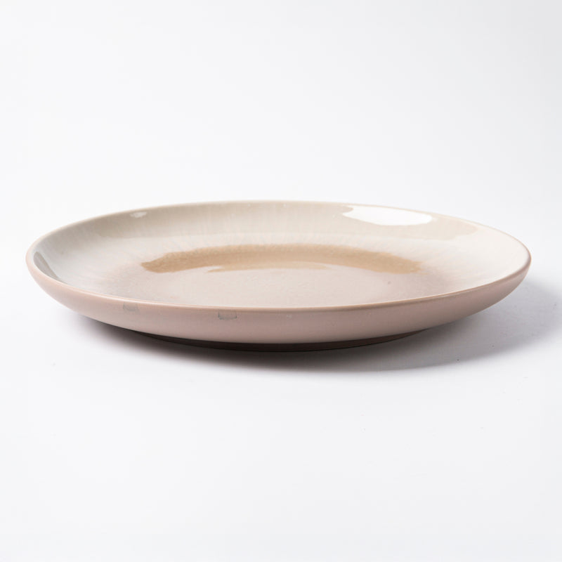 Service De Table En Grès Réactif Iris Taupe, 18 Pièces - Vert