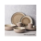 Iris Taupe - Vajilla de 18 piezas - Gres reactivo - Taupe