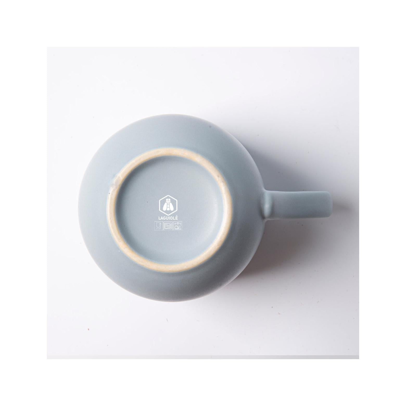 Iris Bleu - Juego de 2 Tazas - Gres reactivo - Azul