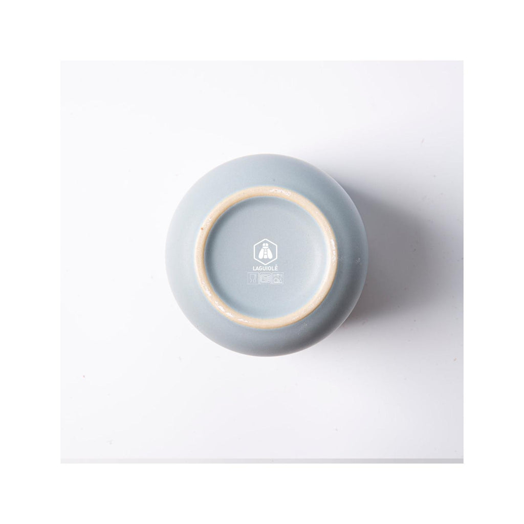 Iris Bleu - Lot De 4 Tasses - Grès Réactif - Bleu