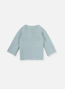 Brassière Double Maille En Coton Petits Chats - Bleu Danube