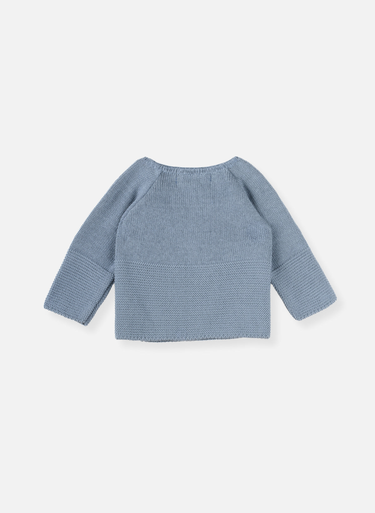 Brassière Double Maille En Coton Petits Chats - Bleu Orage