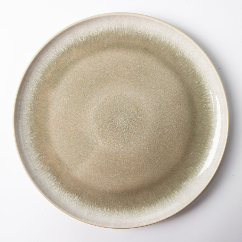 Service De Table En Grès Réactif Iris Vert, 12 Pièces