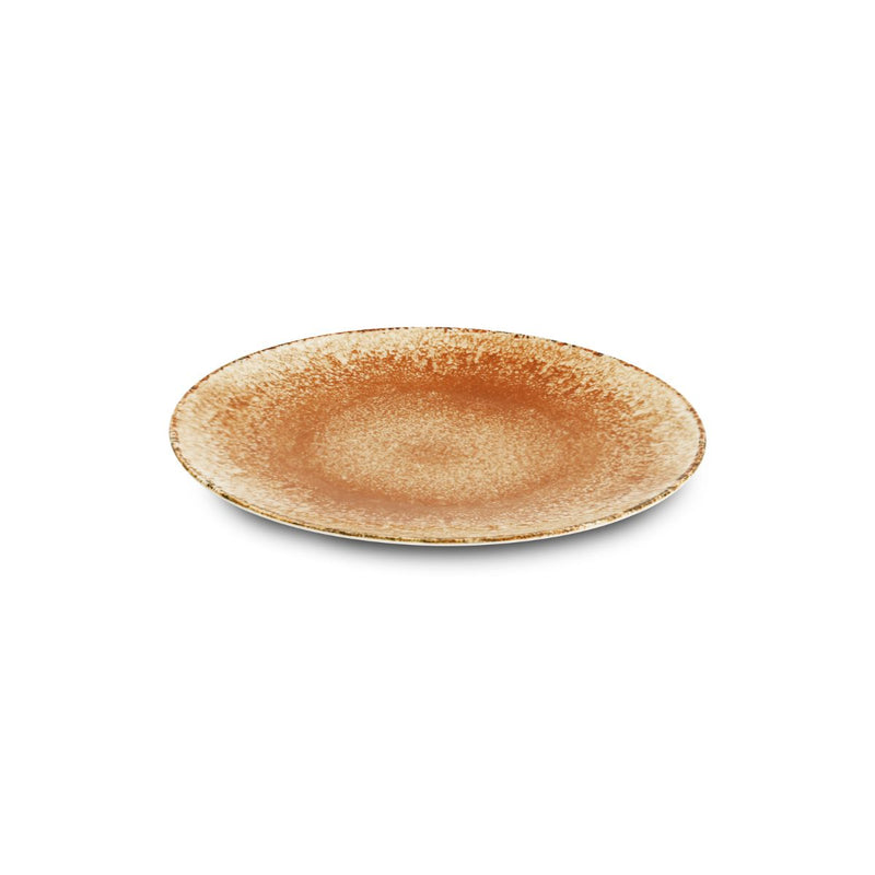 Service De Table 18 Pièces En Porcelaine 'Rivage Sable' - Jaune