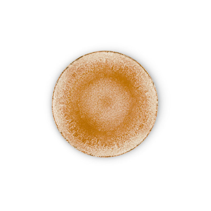 Service De Table 18 Pièces En Porcelaine 'Rivage Sable' - Jaune