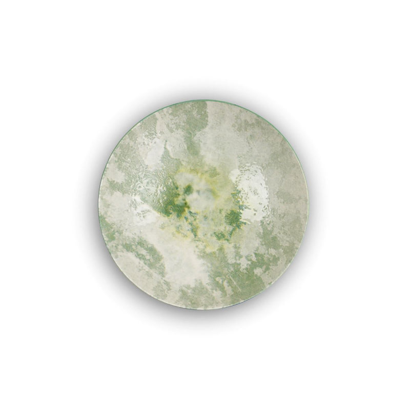 Service De Table 18 Pièces En Porcelaine 'Aube De Menthe' - Vert