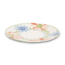 Service De Table 18 Pièces En Porcelaine 'Aube De Pivoine' - Rose/ Vert