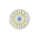 Service De Table 18 Pièces En Porcelaine 'Aube De Pivoine' - Rose/ Vert