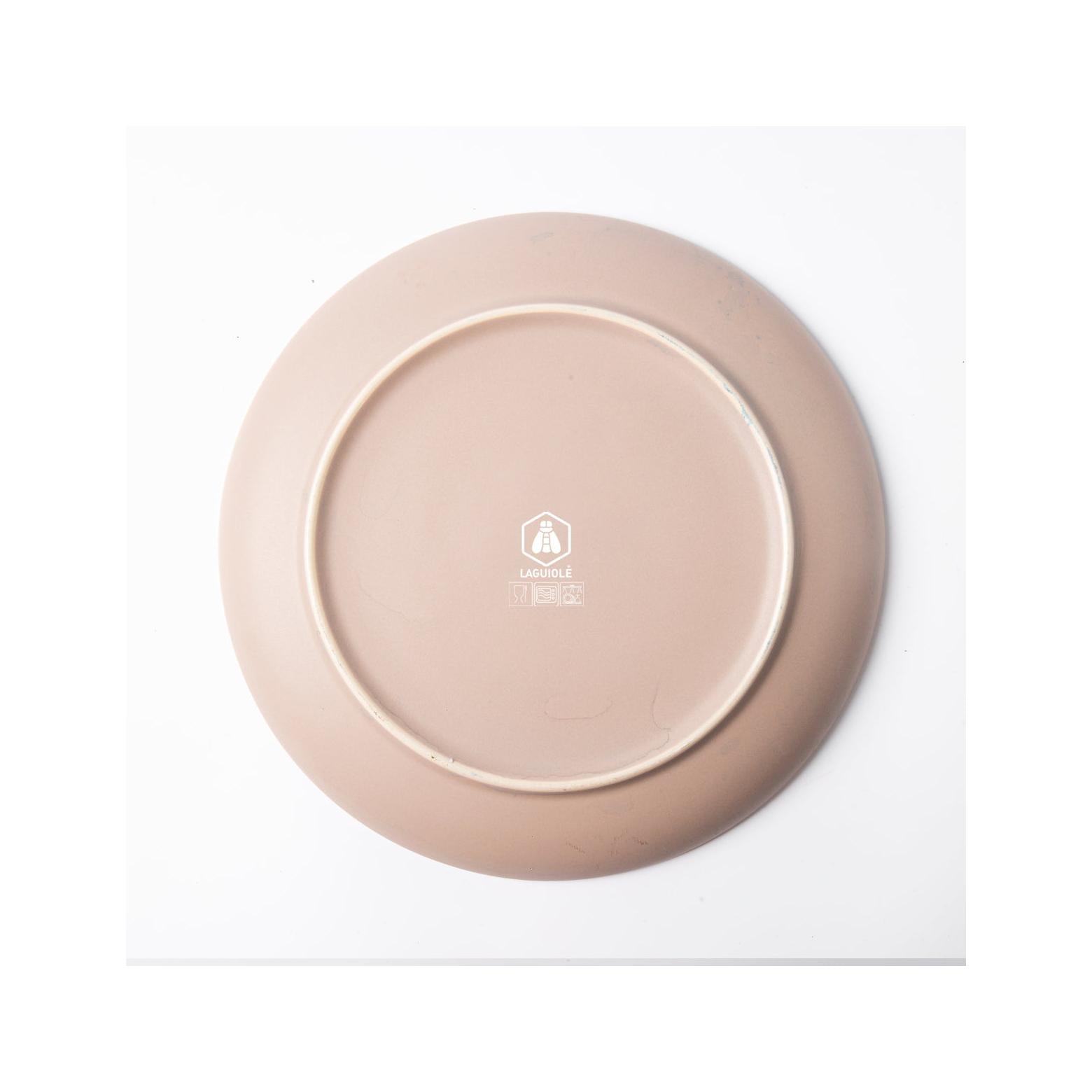 Iris Taupe - Servicio de mesa de 12 piezas - Gres reactivo - Taupe