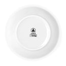 6 Assiettes Plates Avec Liseré Argenté Sélène - Argente
