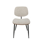 Onde - Conjunto de 2 Sillas - Tela - Beige