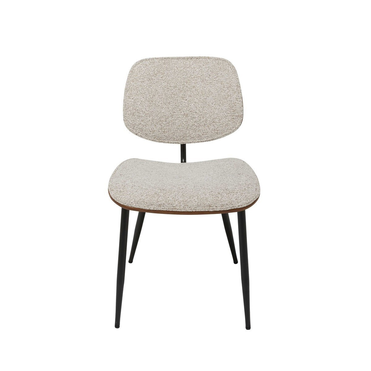 Onde - Conjunto de 2 Sillas - Tela - Beige