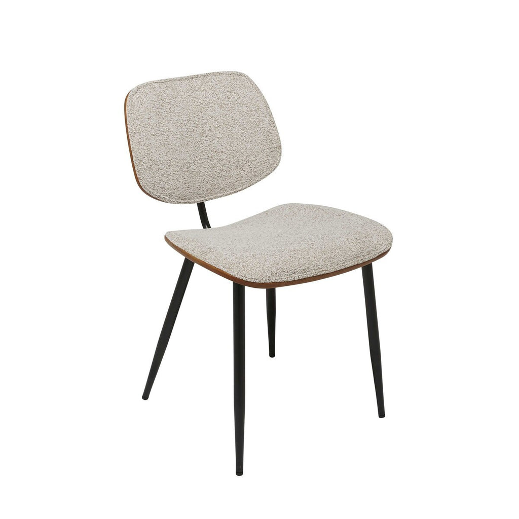 Onde - Conjunto de 2 Sillas - Tela - Beige