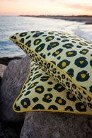 Coussin Déhoussable Avec Passepoil Montauk Jaune - 2 Tailles