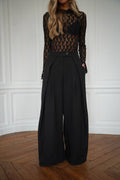 Chelsea Negro - Pantalones Sueltos