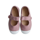 Chaussures En Toiles Ballerines Babies Scratch - Vieux Rose - Fille