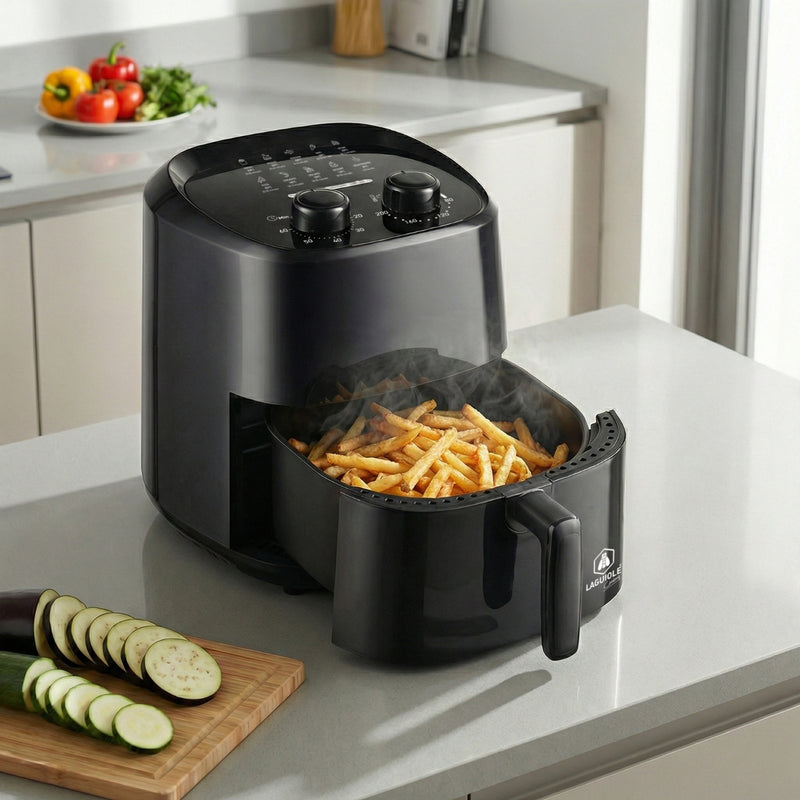 Friteuse À Air Chaud 3,2L 24X26X31Cm - Noir