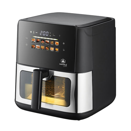 Friteuse À Air Chaud Digitale Écran Tactile - Inox / Noir