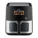 Friteuse À Air Chaud 8L 42X31X35Cm - Digital – Écran Tactile – 12 Programmes Automatiques - Inox / Noir
