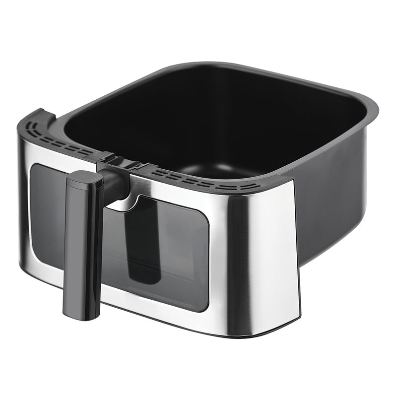 Friteuse À Air Chaud 8L 42X31X35Cm - Digital – Écran Tactile – 12 Programmes Automatiques - Inox / Noir