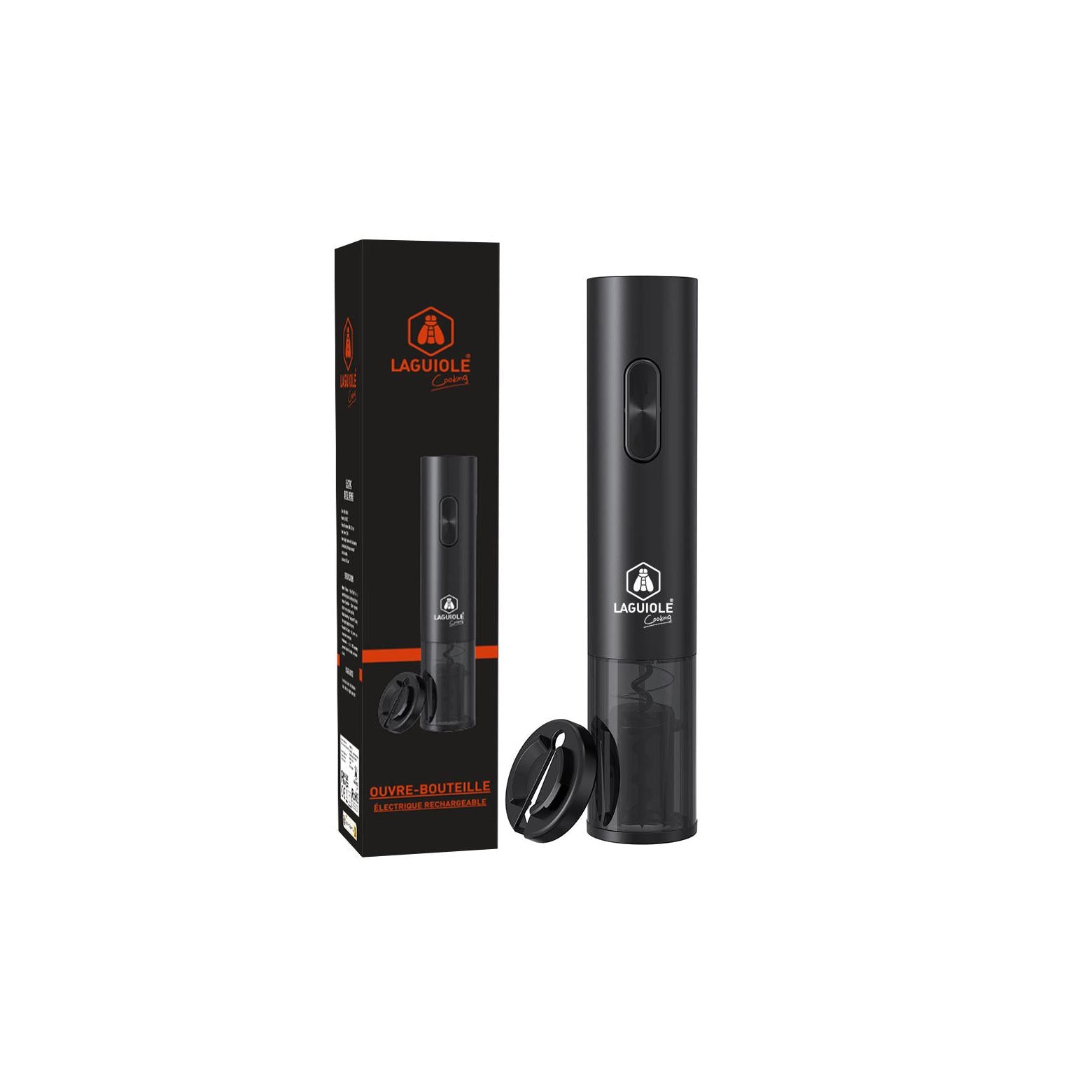 Abrebotellas Eléctrico - Negro Mate