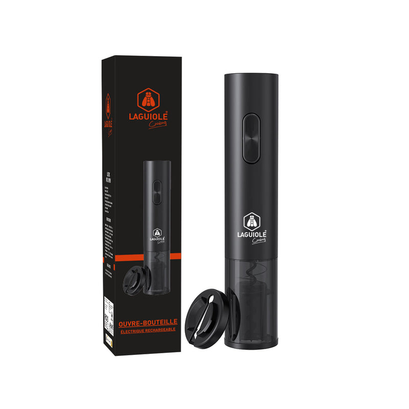 Ouvre-Bouteille Électrique Noir Mate