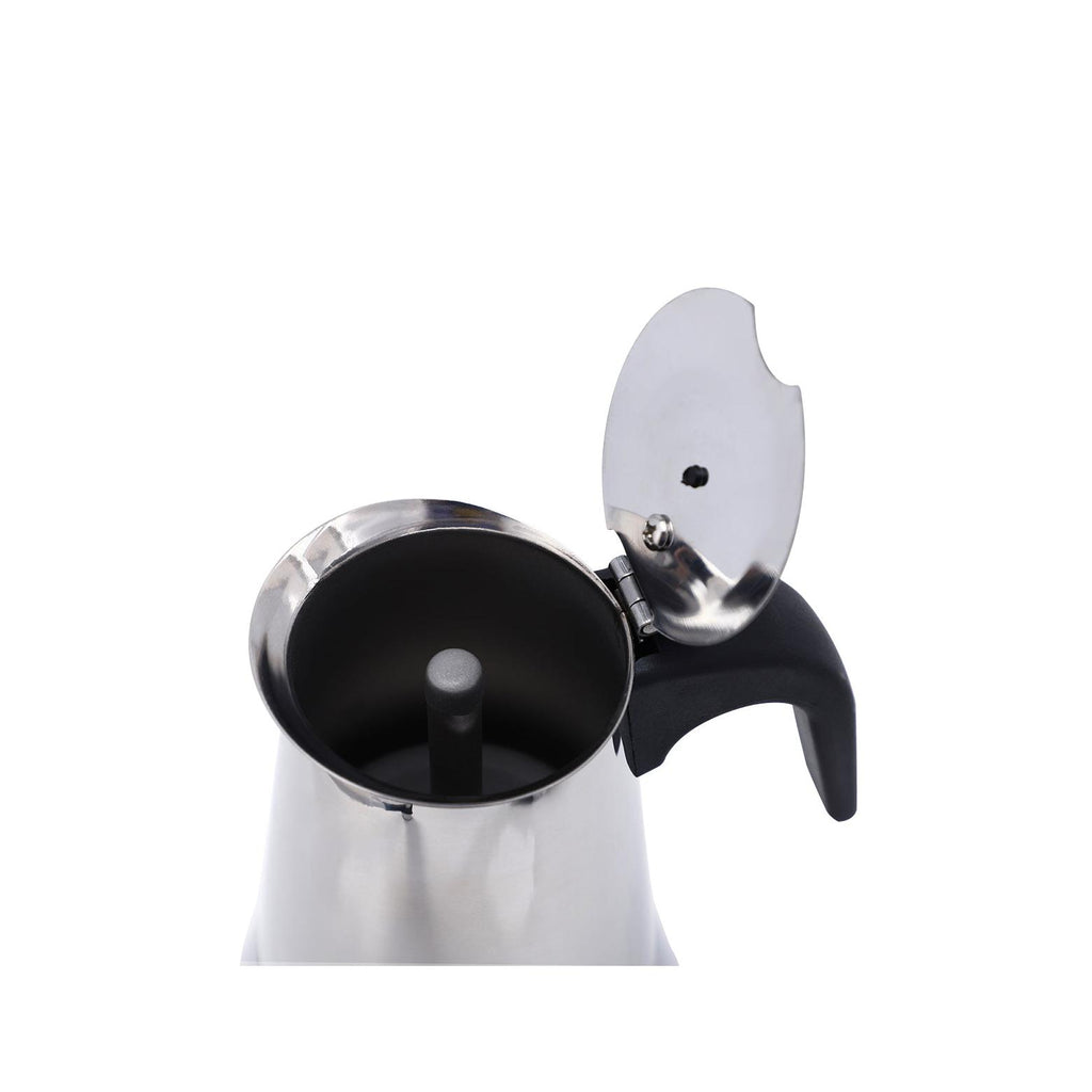 Cafetera italiana - Acero inoxidable - Plata