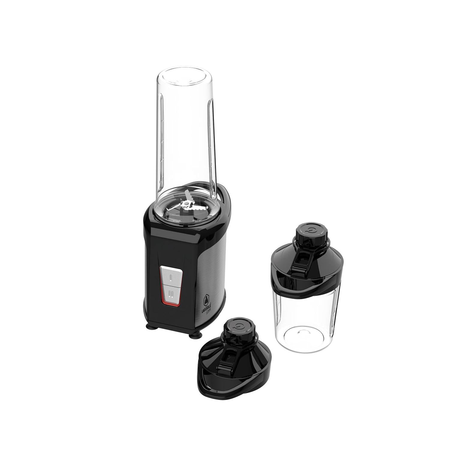 Mini Batidora Smoothie 350 W 6 Piezas - Negro / Naranja