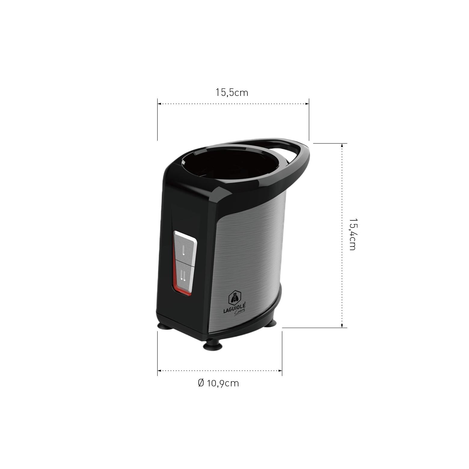 Mini Batidora Smoothie 350 W 6 Piezas - Negro / Naranja