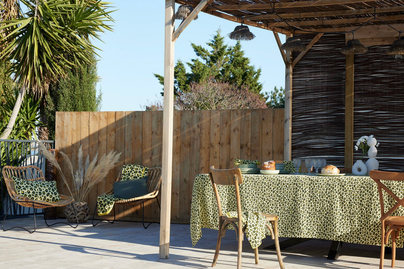 Nappe Rectangle Montauk Jaune