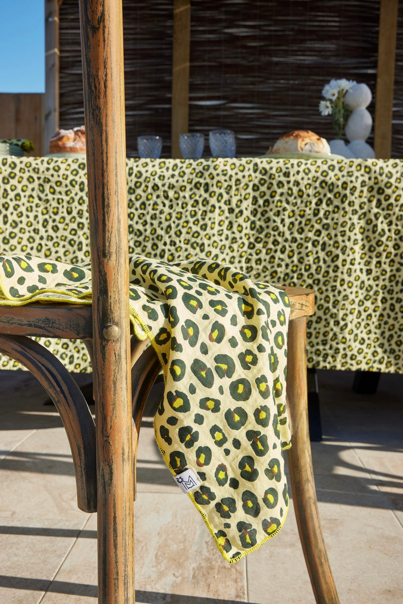 Nappe Rectangle Montauk Jaune