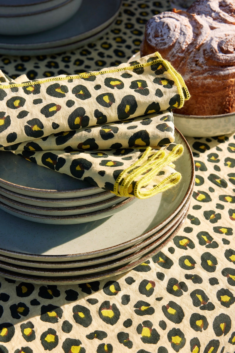 Nappe Rectangle Montauk Jaune