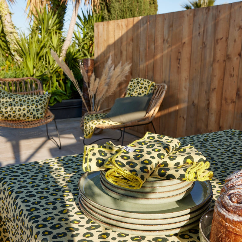 Nappe Rectangle Montauk Jaune