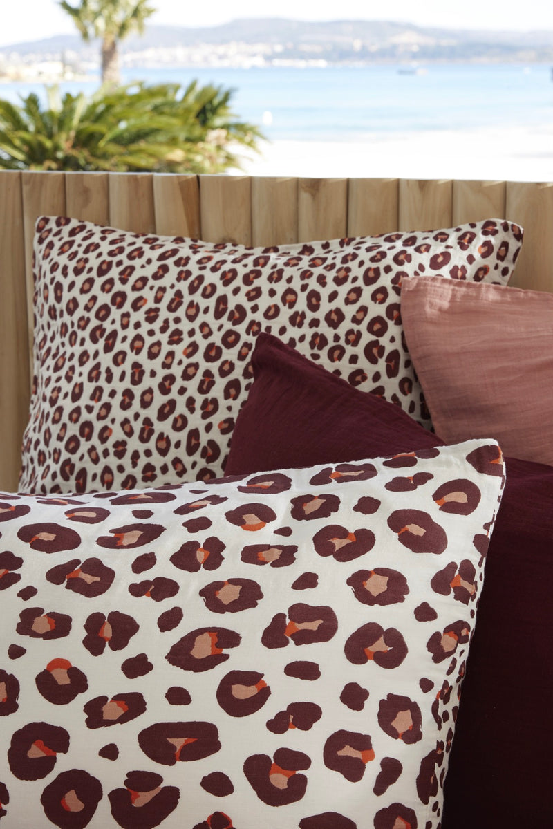 Taie D'Oreiller Hampton Liberty/Bordeaux