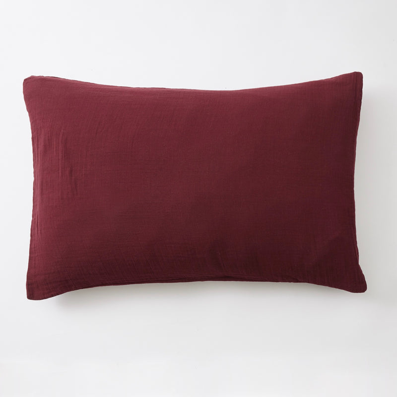 Taie D'Oreiller Hampton Liberty/Bordeaux