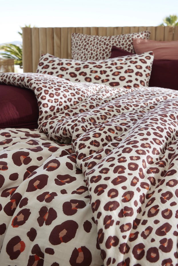 Taie D'Oreiller Hampton Liberty/Bordeaux