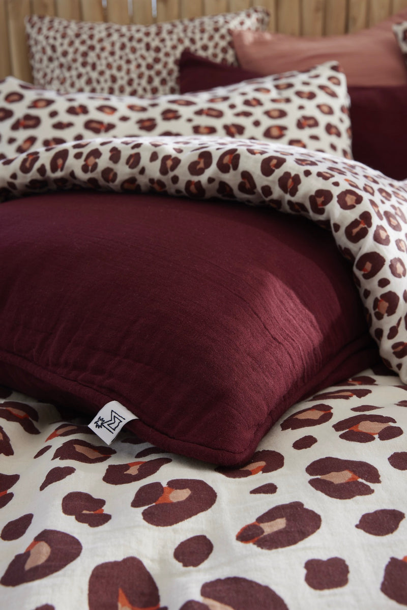 Taie D'Oreiller Hampton Liberty/Bordeaux