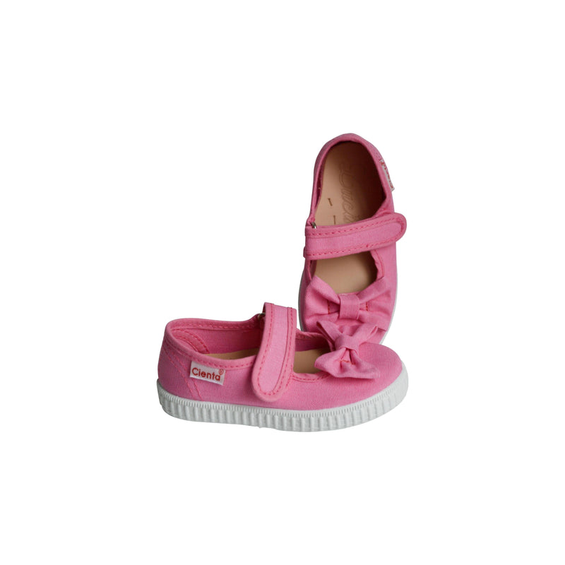 Babies Velcro - Noeud Rose - Fille