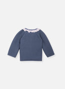 Brassière Avec Col Brodé - Bleu Azur