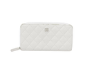 Portefeuille Chanel Blanc