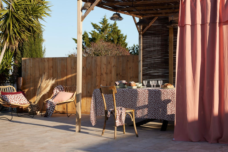 Rideau Ajustable Hampton Bay/Rose