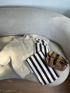 Pantalón vaquero de rayas Isabeau chocolate
