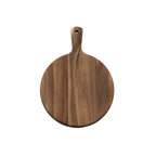 Alva - Planche Ronde & Couteau À Fromage - Bois